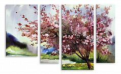 Модульная картина 4199 "Весеннее цветение"