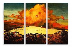 Модульная картина 4853 "Огненное облако"