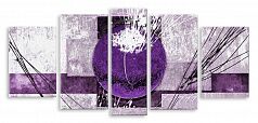 Модульная картина 4477 "В фиолетовых тонах"
