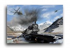 Постер 1948 "Военный локомотив"