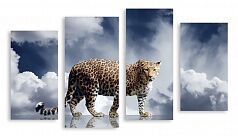 Модульная картина 2933 "Леопард"