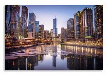 Постер 2829 "Вечерний Чикаго"