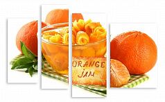 Модульная картина 3599 "Апельсиновый джем"