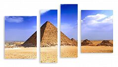Модульная картина 3485 "Пирамиды"