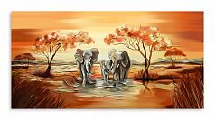 Постер 4925 "Слоны"