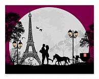 Постер 2395 "Любовь в Париже"