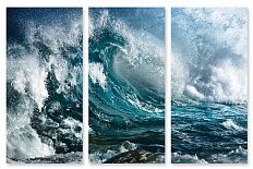 Модульная картина 5 "Бушующие волны"