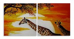 Модульная картина 4325 "Жирафы"