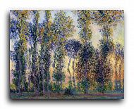 Репродукция 1029 "Тополя на восходе (Poplars at Giverny, Sunrise)"