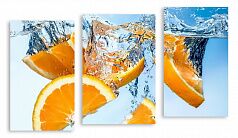 Модульная картина 2771 "Дольки апельсина"