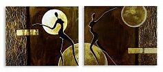 Модульная картина 2665 "Лунные танцы"