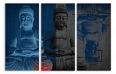 Модульная картина 4654 "Будды"