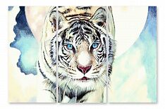 Модульная картина 1239 "Белый тигр"