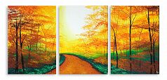 Модульная картина 5997 "Осенний лес"