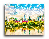 Постер 3921 "Москва красками"