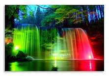 Постер 2822 "Цветной водопад"
