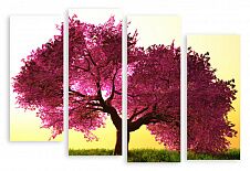 Модульная картина 428 "Цветущее дерево"