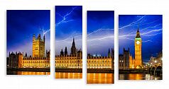 Модульная картина 3322 "Гроза над Лондоном"
