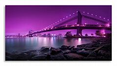 Постер 3075 "Фиолетовый Манхэттен"
