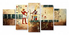 Модульная картина 1098 "Египетская фреска"