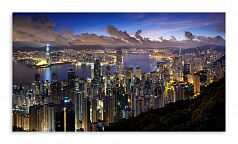 Постер 3370 "Небоскребы Гонконга"