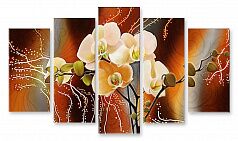 Модульная картина 1274 "Милые орхидеи"
