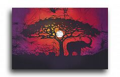 Постер 2150 "Слон в полночь"