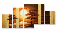 Модульная картина 1051 "Африканское солнце"