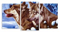Модульная картина 5727 "Волки"