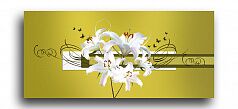 Постер 5065 "Белые лилии"
