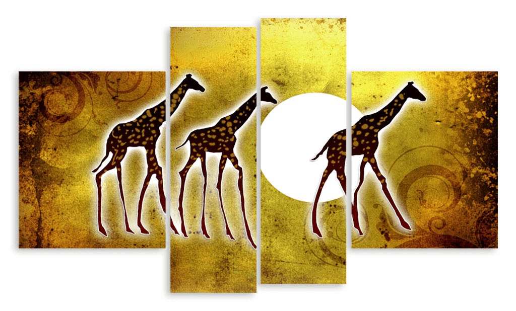 Модульная картина 3388 "Жирафы" фото 1