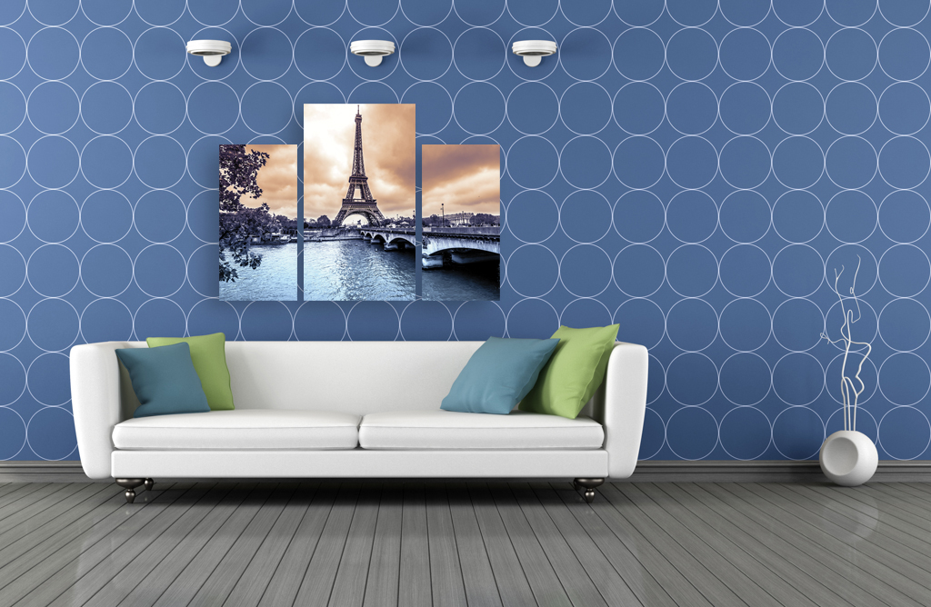 Модульная картина 266 "Вечер в Париже" фото 4