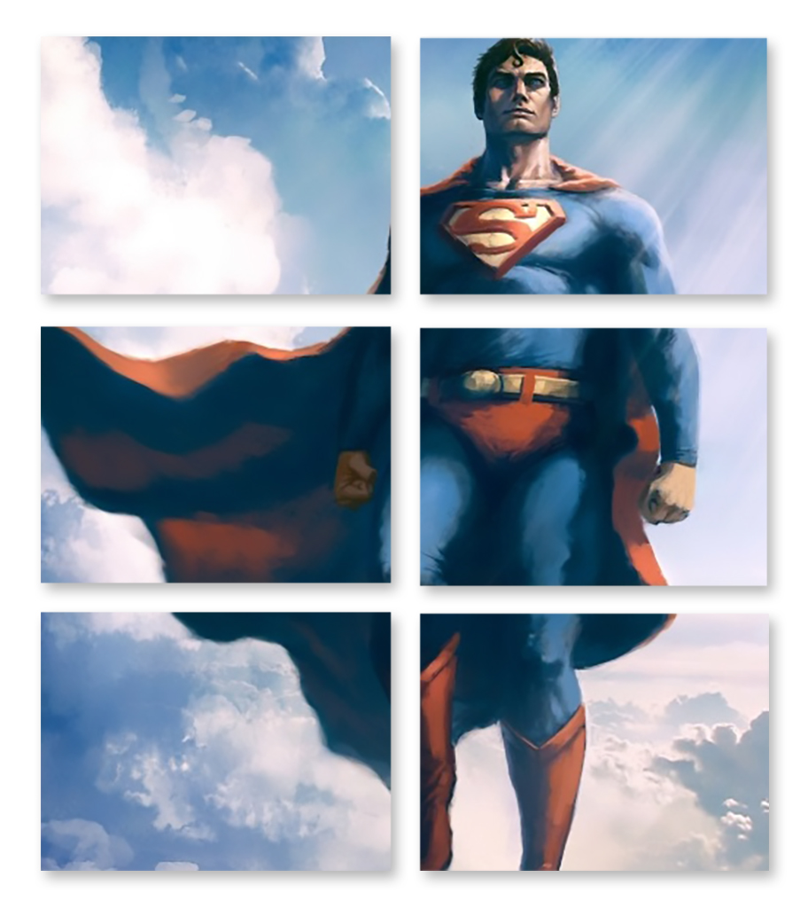 Модульная картина 1997 "Супермен" фото 1
