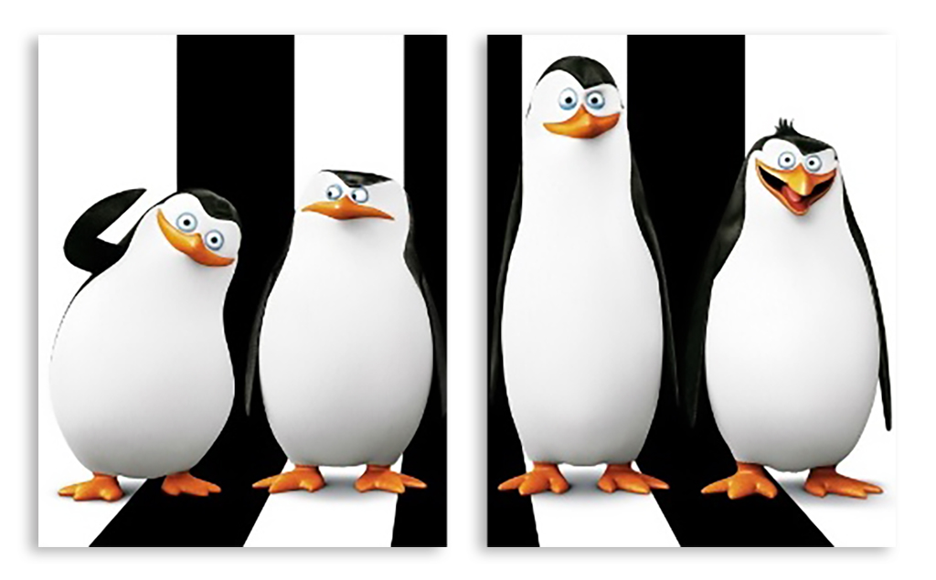 Модульная картина 2596 "Пингвины" фото 1