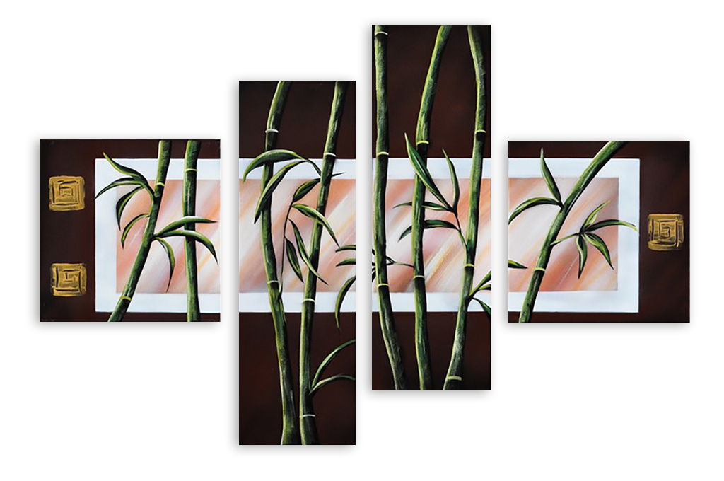 Модульная картина 637 "Побеги бамбука" фото 1