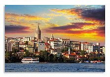 Постер 2626 "Закат в Стамбуле"