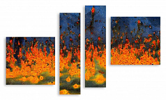 Модульная картина 2814 "Огонь"