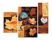 Модульная картина 5243 "Осенние листья"