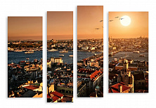 Модульная картина 3557 "Солнечный Стамбул"