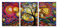 Модульная картина 303 "Дерево желаний"