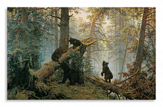 Постер 3064 "Мишки в лесу"