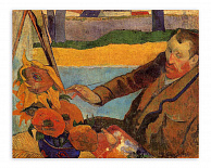 Репродукция 80 "Портрет Винсента Ван Гога, рисующего подсолнухи"