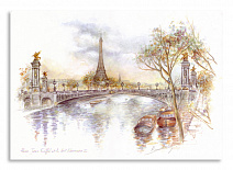 Постер 2697 "Париж красками"