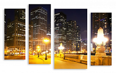 Модульная картина 2344 "Чикаго"