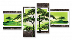Модульная картина 941 "Два дерева"