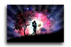 Постер 3992 "Любовь во Вселенной"