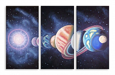 Модульная картина 5541 "Планеты"