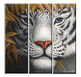 Модульная картина 5587 "Белый тигр"