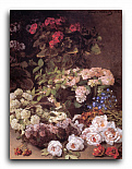 Репродукция 968 "Натюрморт с весенними цветами (Still-Life with Spring Flowers)"