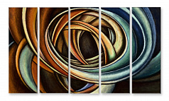 Модульная картина 1365 "Спирали"